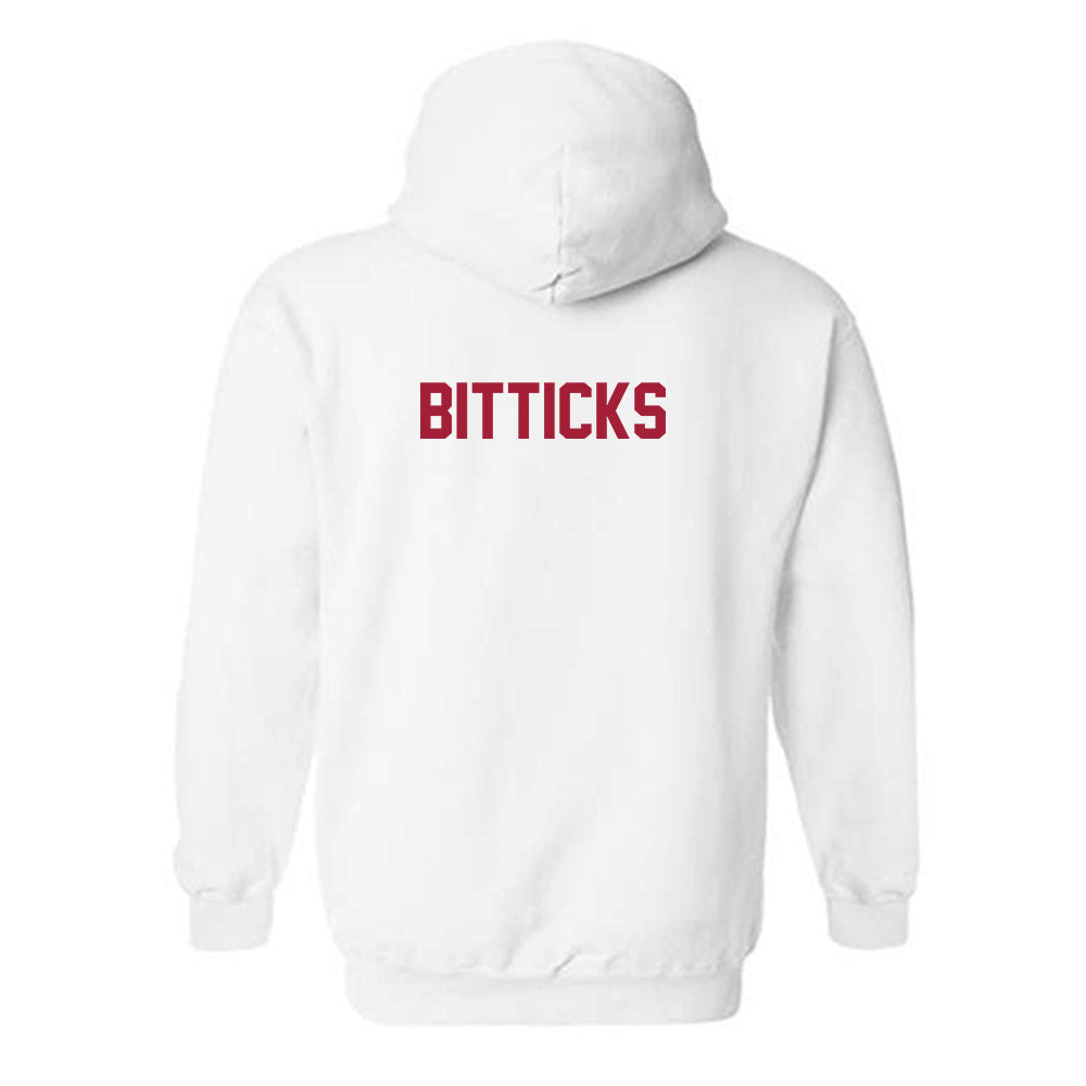 Arkansas - NCAA Men's Track & Field : Donovan Bitticks - Generic Shersey Hooded Sweatshirt-1