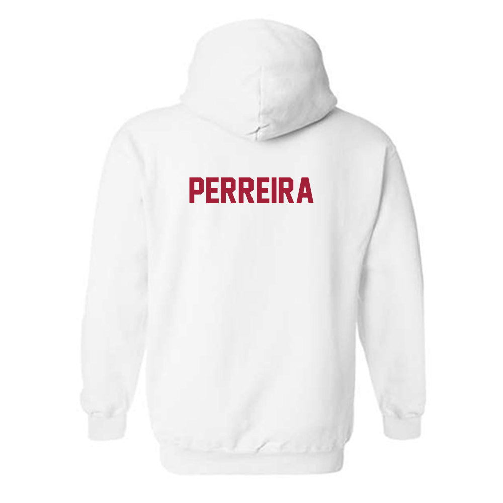 Arkansas - NCAA Women's Swimming & Diving : Isabella Perreira - Generic Shersey Hooded Sweatshirt-1