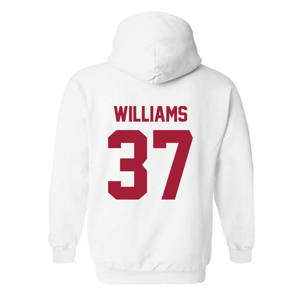 Arkansas - NCAA Baseball : Luke Williams - Generic Shersey Hooded Sweatshirt