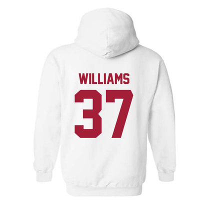 Arkansas - NCAA Baseball : Luke Williams - Generic Shersey Hooded Sweatshirt