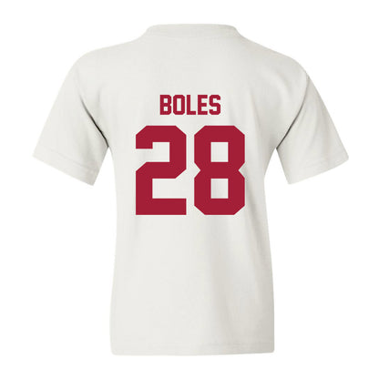 Arkansas - NCAA Baseball : Carson Boles - Generic Shersey Youth T-Shirt