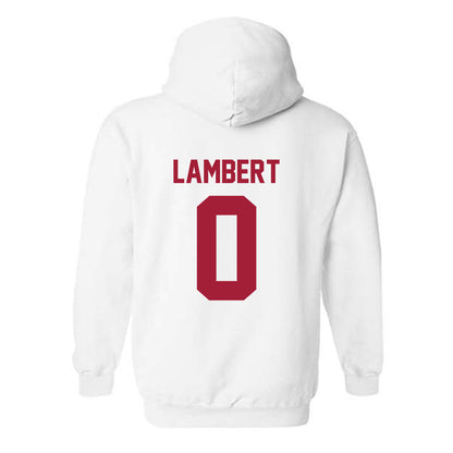 Arkansas - NCAA Women's Volleyball : Lolo Lambert - Generic Shersey Hooded Sweatshirt-1