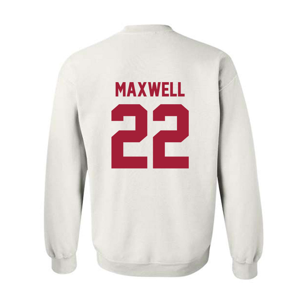 Arkansas - NCAA Baseball : Logan Maxwell - Generic Shersey Crewneck Sweatshirt-1