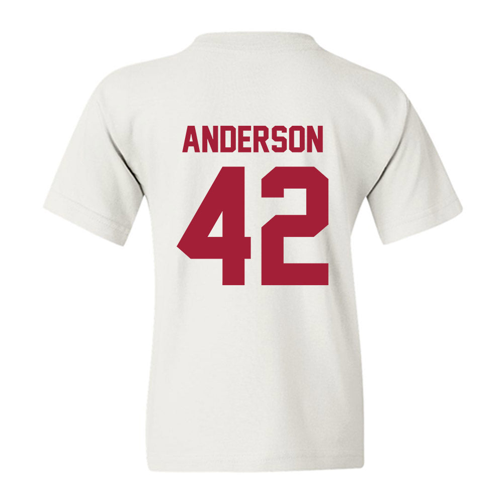 Arkansas - NCAA Baseball : Michael Anderson - Generic Shersey Youth T-Shirt-1