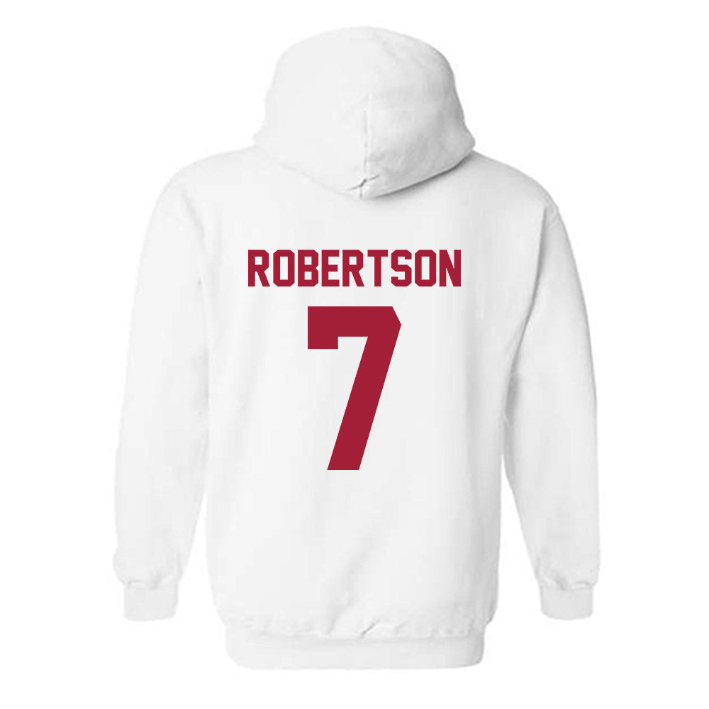 Arkansas - NCAA Women's Volleyball : Kayla Robertson - Generic Shersey Hooded Sweatshirt-1