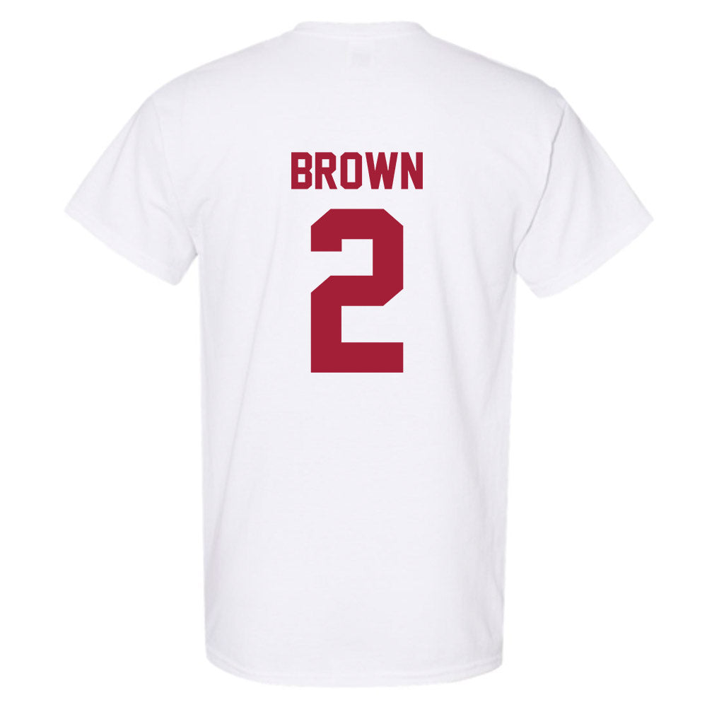 Arkansas - NCAA Men's Basketball : Amere Brown - Generic Shersey T-Shirt-1