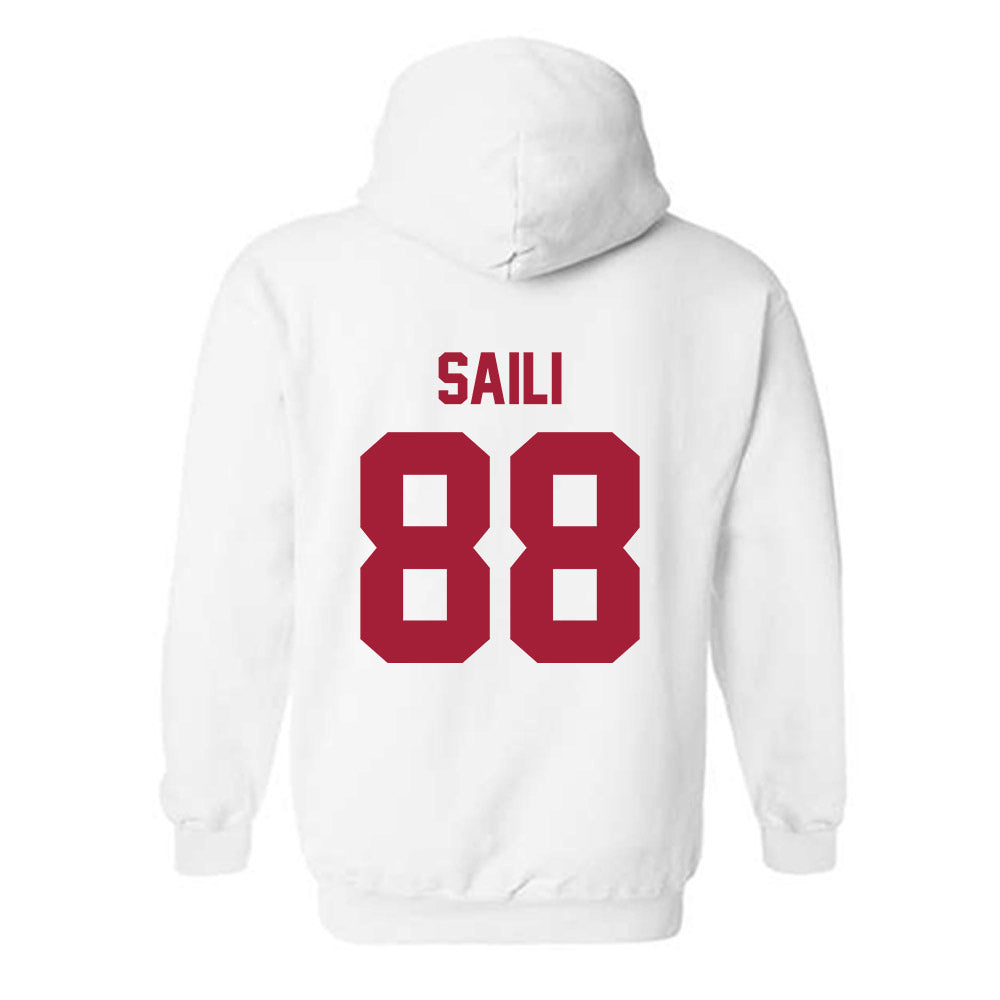 Arkansas - NCAA Football : Danny Saili - Generic Shersey Hooded Sweatshirt-1