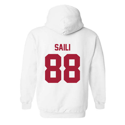 Arkansas - NCAA Football : Danny Saili - Generic Shersey Hooded Sweatshirt-1