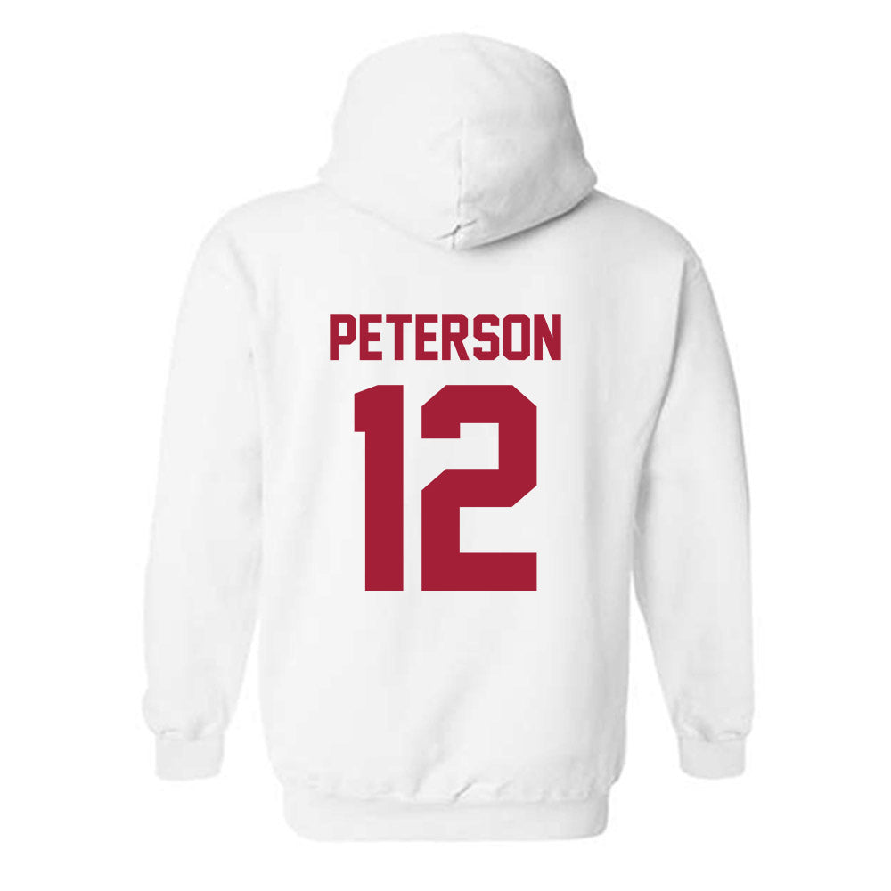Arkansas - NCAA Baseball : Elliott Peterson - Generic Shersey Hooded Sweatshirt-1