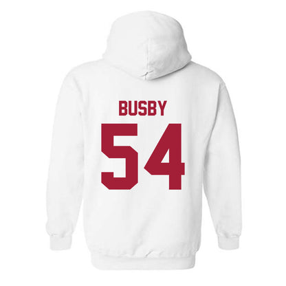 Arkansas - NCAA Baseball : Kel Busby - Generic Shersey Hooded Sweatshirt