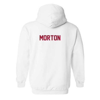 Arkansas - NCAA Women's Swimming & Diving : Ashley Morton - Generic Shersey Hooded Sweatshirt-1