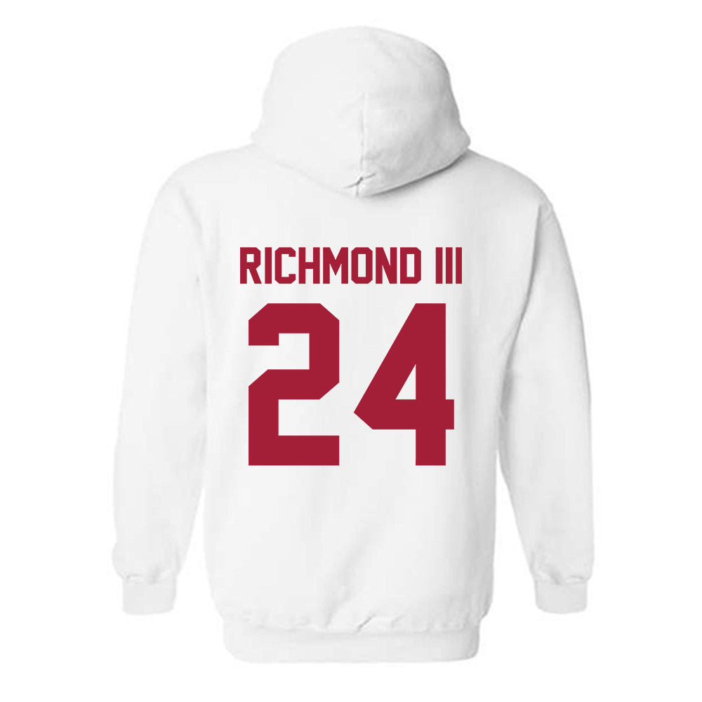 Arkansas - NCAA Men's Basketball : Billy Richmond III - Generic Shersey Hooded Sweatshirt-1