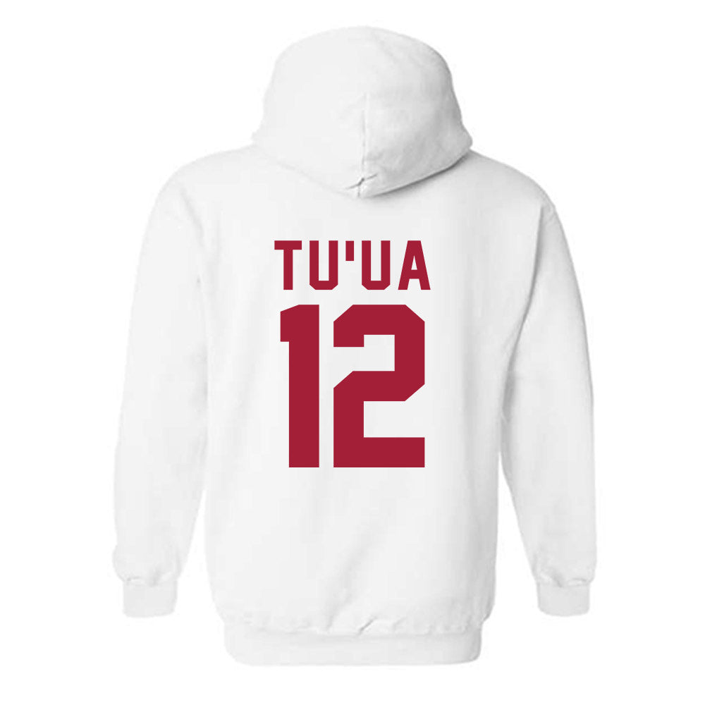 Arkansas - NCAA Women's Soccer : Vailana Tu'ua - Generic Shersey Hooded Sweatshirt-1