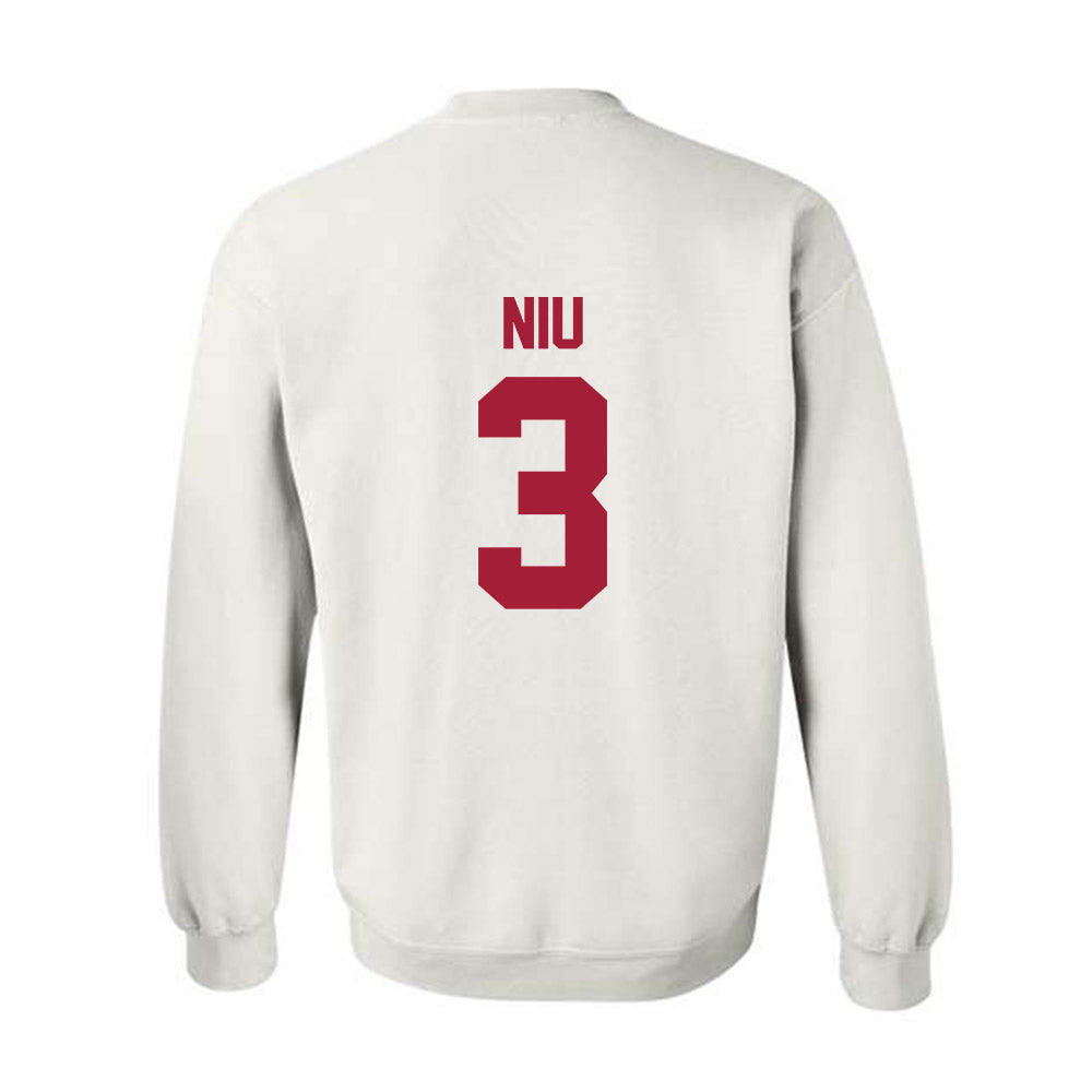 Arkansas - NCAA Women's Volleyball : Livia Niu - Generic Shersey Crewneck Sweatshirt-1
