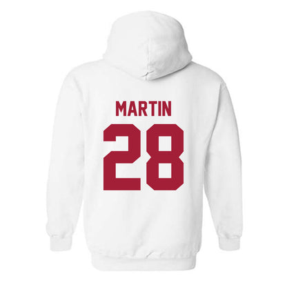 Arkansas - NCAA Baseball : Jordan Martin - Generic Shersey Hooded Sweatshirt-1