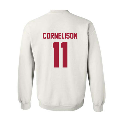 Arkansas - NCAA Baseball : Luke Cornelison - Generic Shersey Crewneck Sweatshirt-1