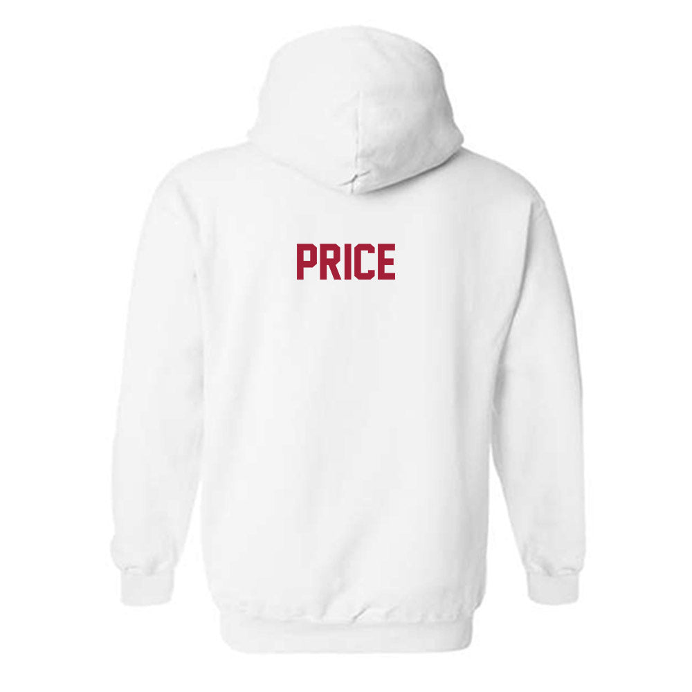 Arkansas - NCAA Women's Gymnastics : Morgan Price - Generic Shersey Hooded Sweatshirt-1