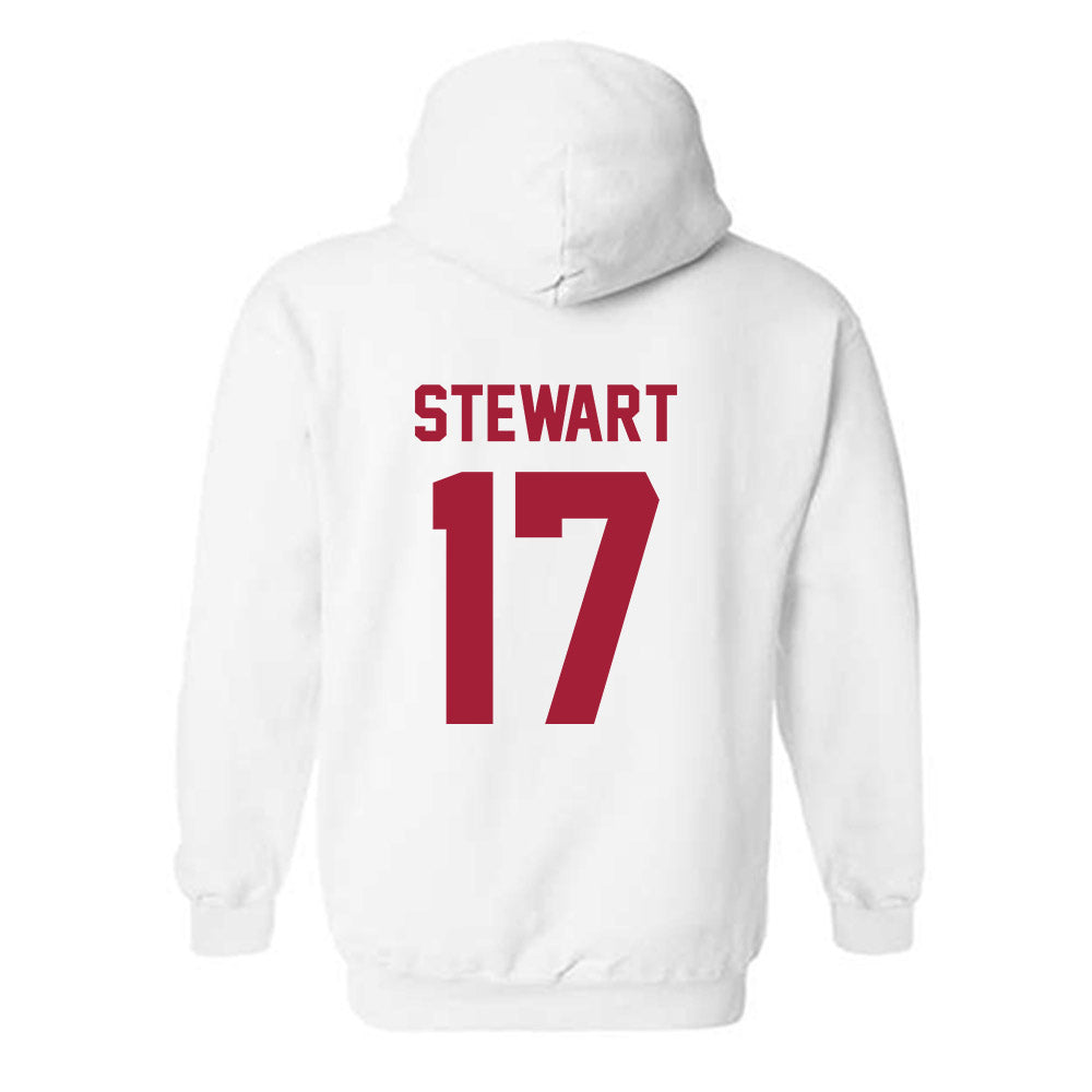 Arkansas - NCAA Baseball : Zack Stewart - Generic Shersey Hooded Sweatshirt-1