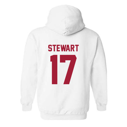 Arkansas - NCAA Baseball : Zack Stewart - Generic Shersey Hooded Sweatshirt-1