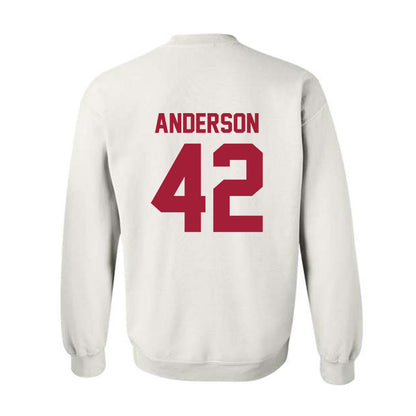 Arkansas - NCAA Baseball : Michael Anderson - Generic Shersey Crewneck Sweatshirt-1