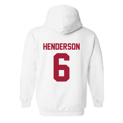 Arkansas - NCAA Football : Kavion Henderson - Generic Shersey Hooded Sweatshirt