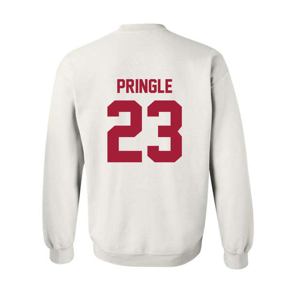 Arkansas - NCAA Men's Basketball : Nick Pringle - Generic Shersey Crewneck Sweatshirt-1