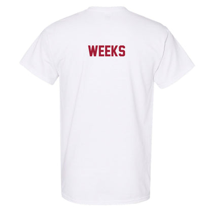Arkansas - NCAA Women's Gymnastics : Julianna Weeks - Generic Shersey T-Shirt-1
