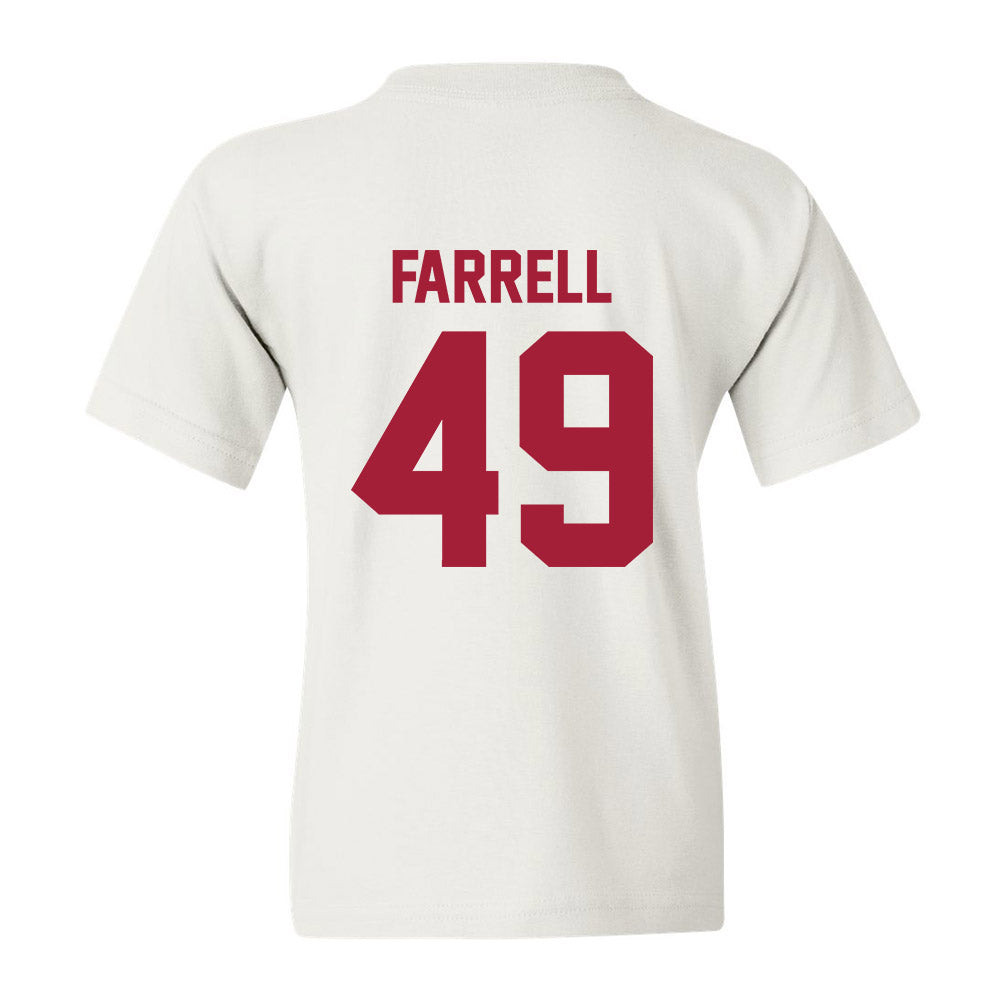 Arkansas - NCAA Baseball : Jackson Farrell - Generic Shersey Youth T-Shirt