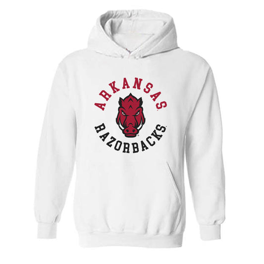 Arkansas - NCAA Women's Soccer : Natalie Wagner - Generic Shersey Hooded Sweatshirt-0
