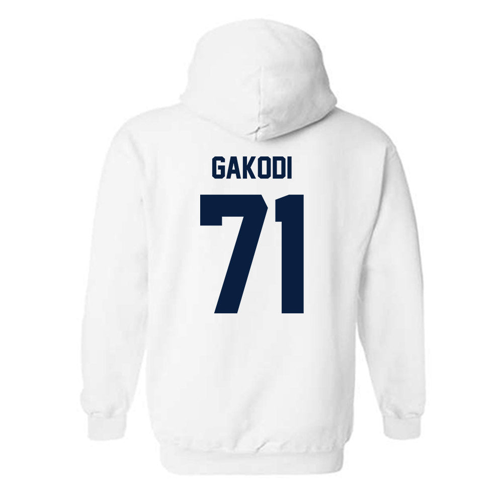 Monmouth - NCAA Football : Moses Gakodi - Classic Shersey Hooded Sweatshirt-1