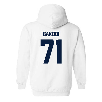 Monmouth - NCAA Football : Moses Gakodi - Classic Shersey Hooded Sweatshirt-1