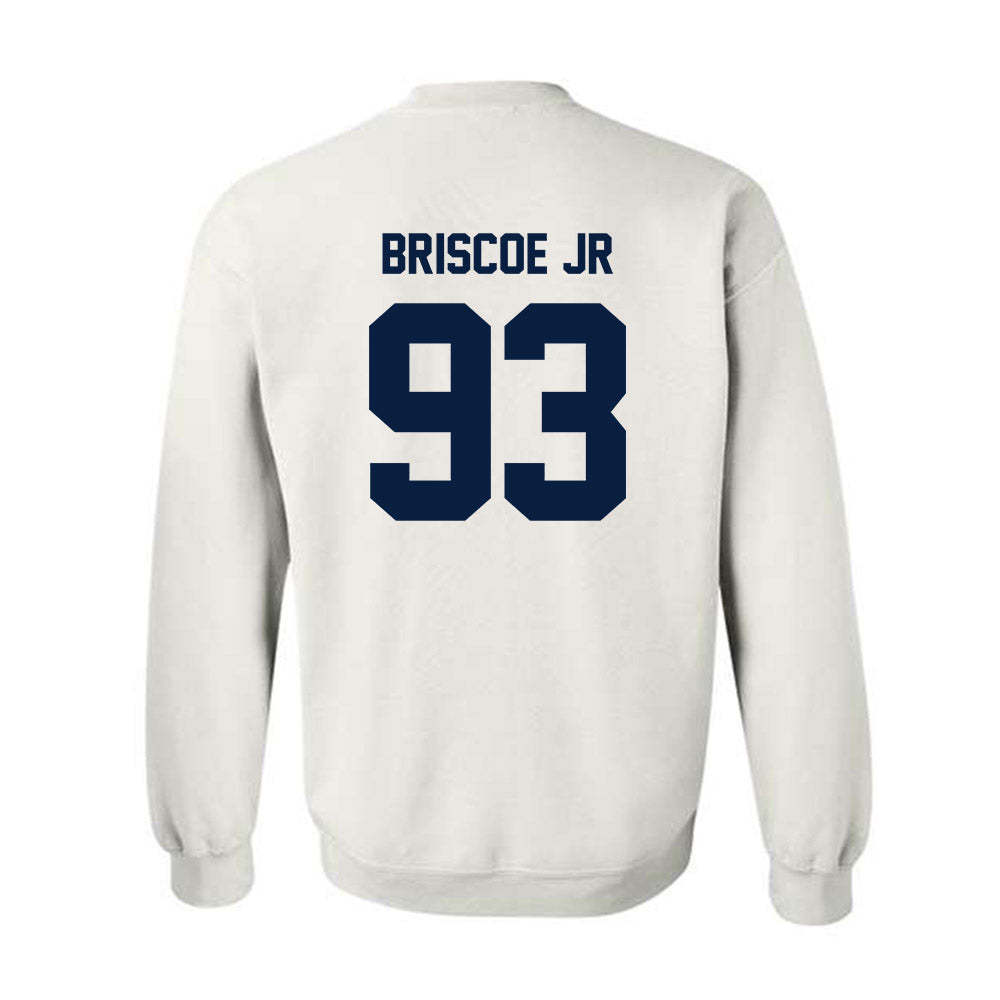Monmouth - NCAA Football : DJ Briscoe Jr - Classic Shersey Crewneck Sweatshirt-1