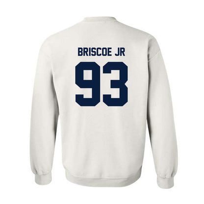 Monmouth - NCAA Football : DJ Briscoe Jr - Classic Shersey Crewneck Sweatshirt-1