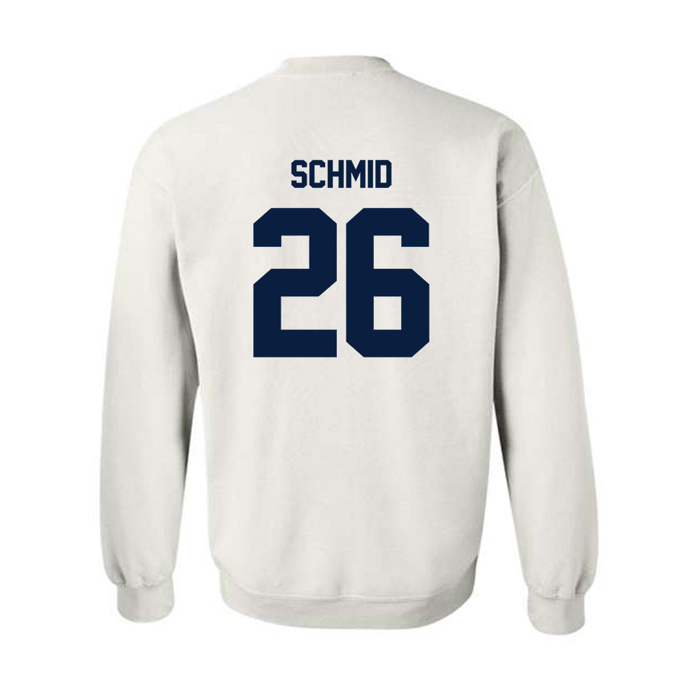 Monmouth - NCAA Baseball : Andrew Schmid - Classic Shersey Crewneck Sweatshirt-1