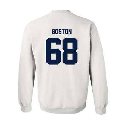 Monmouth - NCAA Football : Logan Boston - Classic Shersey Crewneck Sweatshirt-1