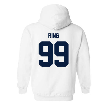 Monmouth - NCAA Men's Lacrosse : Kevin Ring - Classic Shersey Hooded Sweatshirt-1