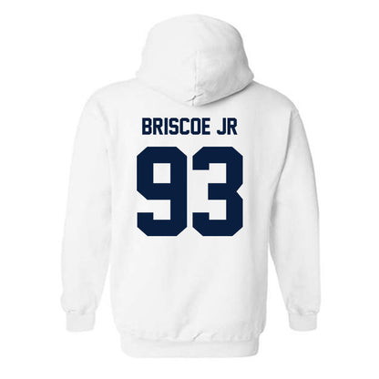 Monmouth - NCAA Football : DJ Briscoe Jr - Classic Shersey Hooded Sweatshirt-1
