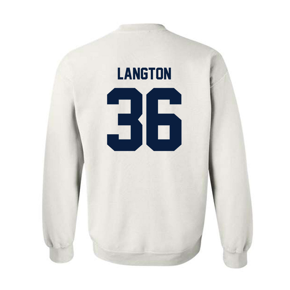 Monmouth - NCAA Football : Steven Langton - Classic Shersey Crewneck Sweatshirt