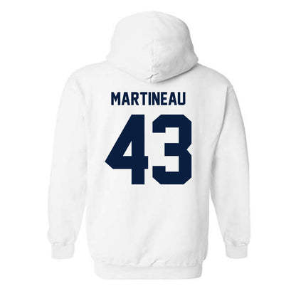 Monmouth - NCAA Men's Lacrosse : Lance Martineau - Classic Shersey Hooded Sweatshirt-1
