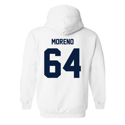 Monmouth - NCAA Football : Chris Moreno - Classic Shersey Hooded Sweatshirt-1
