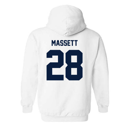 Monmouth - NCAA Men's Lacrosse : Sean Massett - Classic Shersey Hooded Sweatshirt-1