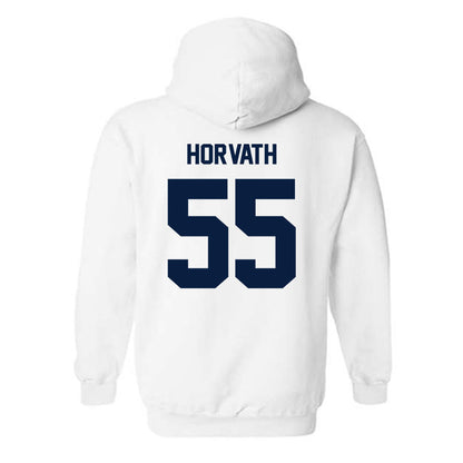 Monmouth - NCAA Baseball : David Horvath - Classic Shersey Hooded Sweatshirt-1