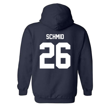 Monmouth - NCAA Baseball : Andrew Schmid - Classic Shersey Hooded Sweatshirt-1