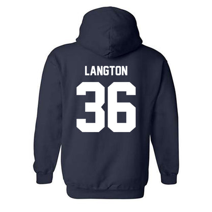 Monmouth - NCAA Football : Steven Langton - Classic Shersey Hooded Sweatshirt
