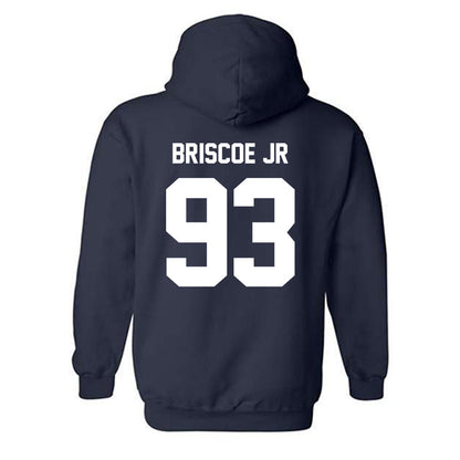 Monmouth - NCAA Football : DJ Briscoe Jr - Classic Shersey Hooded Sweatshirt-1