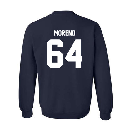 Monmouth - NCAA Football : Chris Moreno - Classic Shersey Crewneck Sweatshirt-1