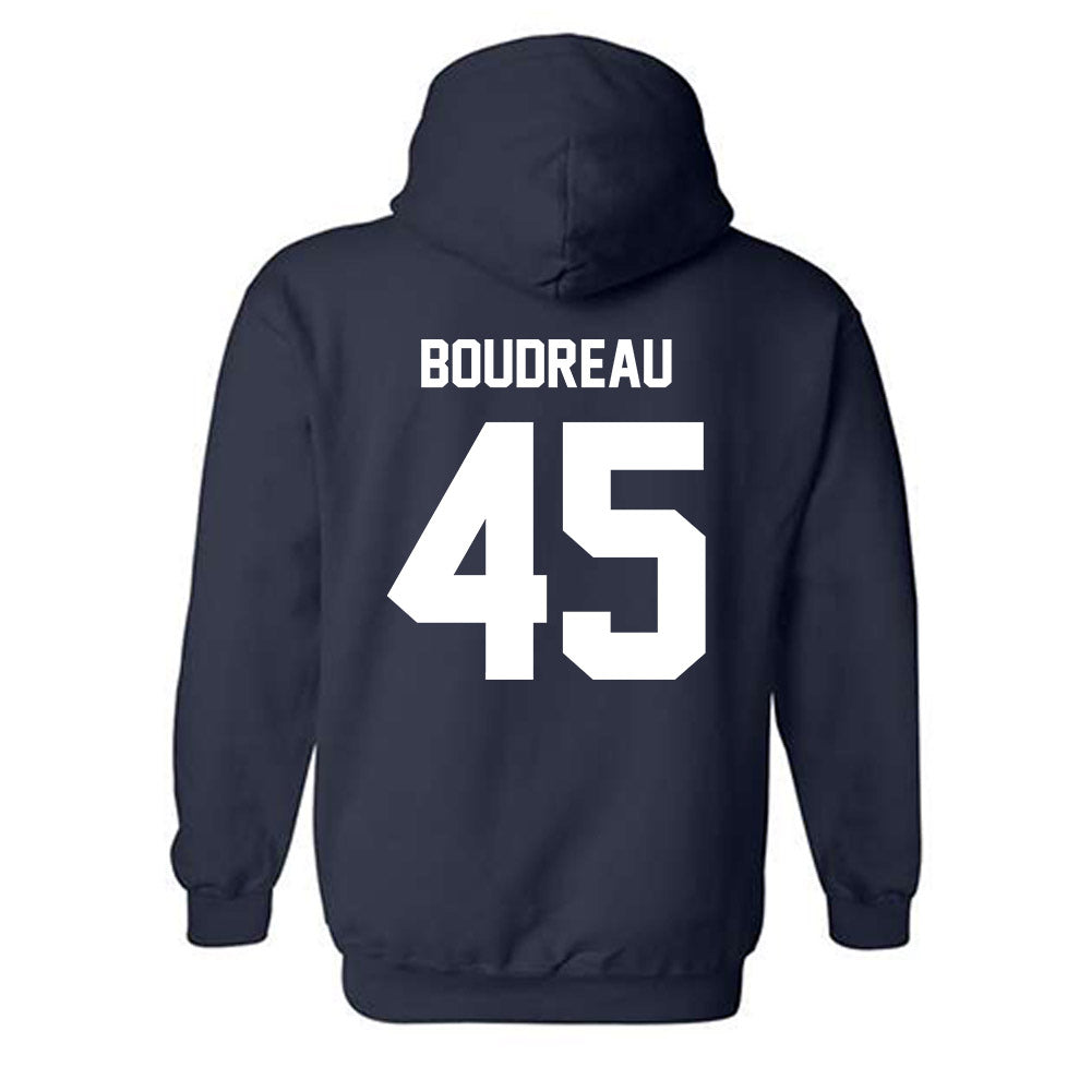 Monmouth - NCAA Men's Lacrosse : Mitch Boudreau - Classic Shersey Hooded Sweatshirt-1