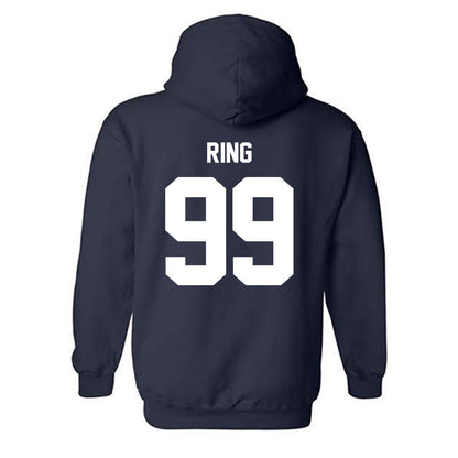 Monmouth - NCAA Men's Lacrosse : Kevin Ring - Classic Shersey Hooded Sweatshirt-1
