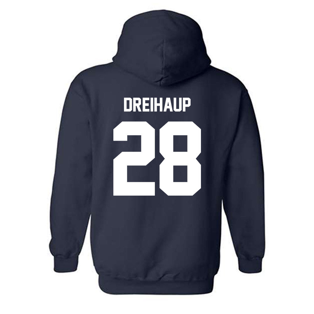 Monmouth - NCAA Women's Soccer : Alex Dreihaup - Classic Shersey Hooded Sweatshirt-1