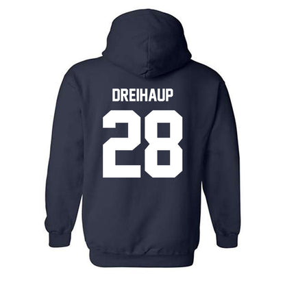 Monmouth - NCAA Women's Soccer : Alex Dreihaup - Classic Shersey Hooded Sweatshirt-1